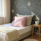 Violet Cotton Cushion Cover With Tassel - Set of 2