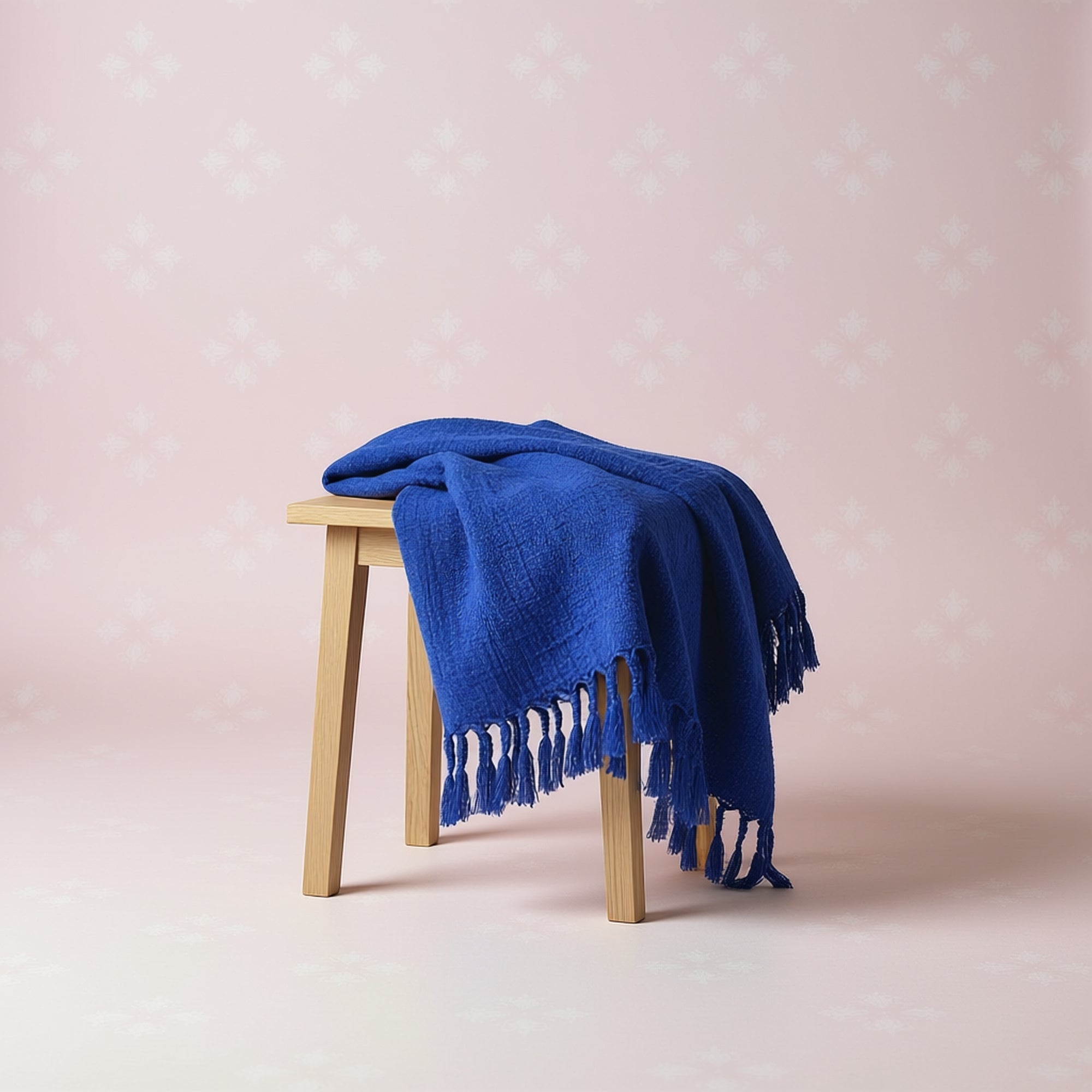 Blue Artisan Sofa Throw