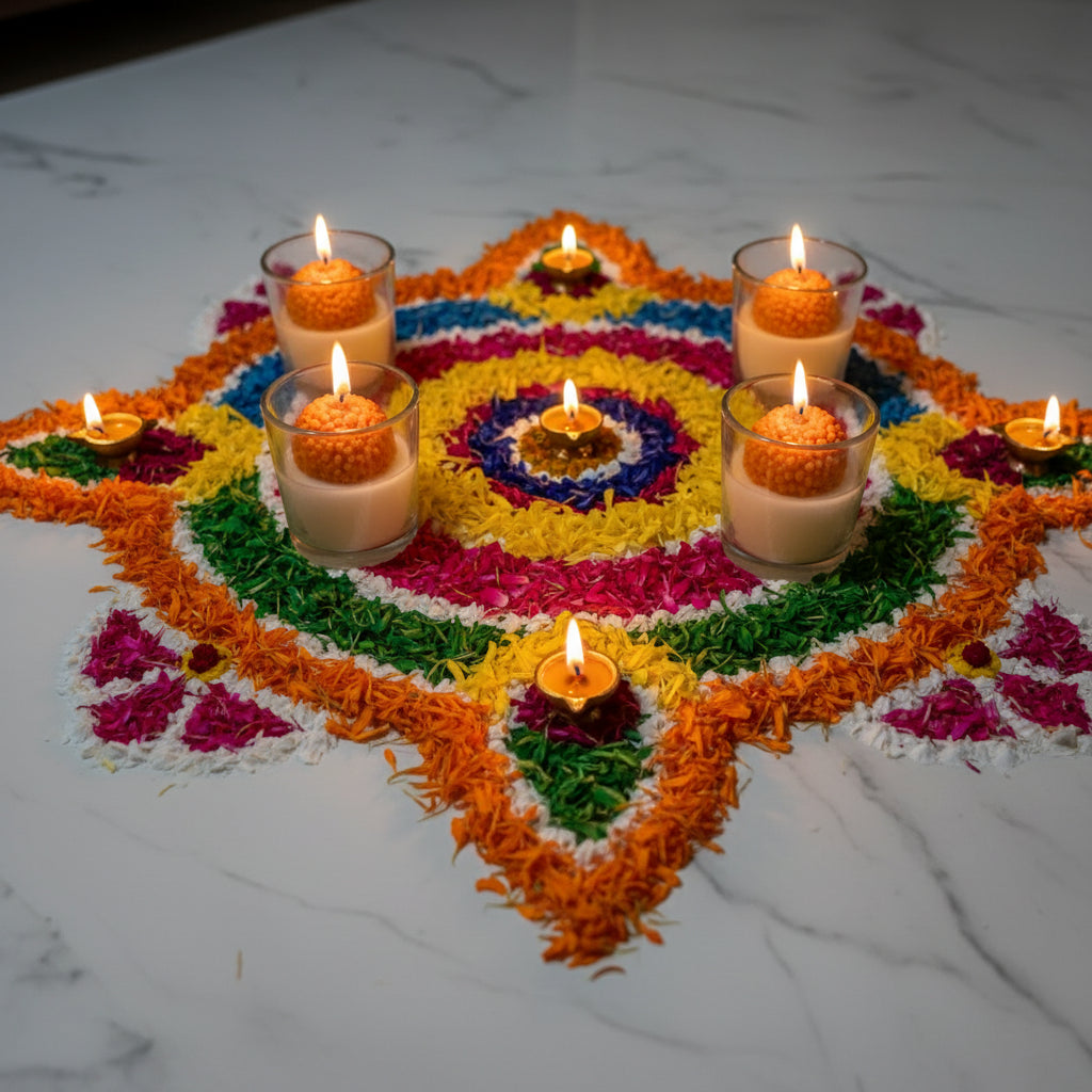 Diwali Special Laddoo Candles - Set of 5