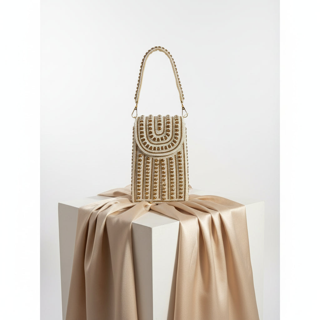 Limited Edition Regal Mosaic Beaded Handbag