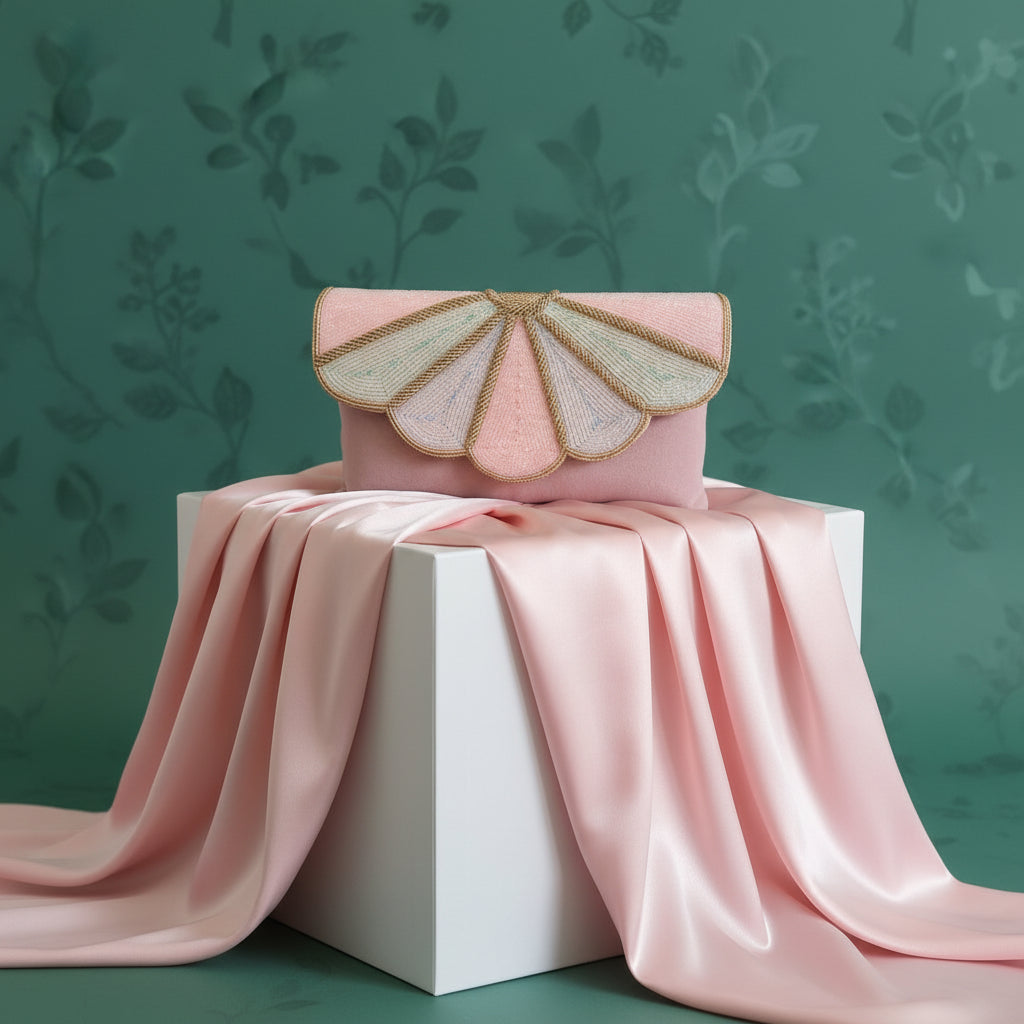 Aurora Winged Pastel Clutch