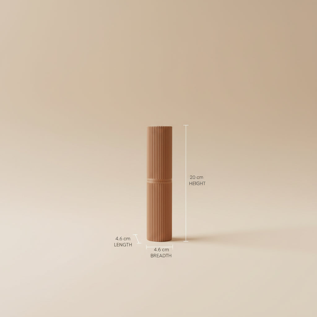 Fluted Toothbrush Holder - Set of 2