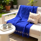 Blue Artisan Sofa Throw