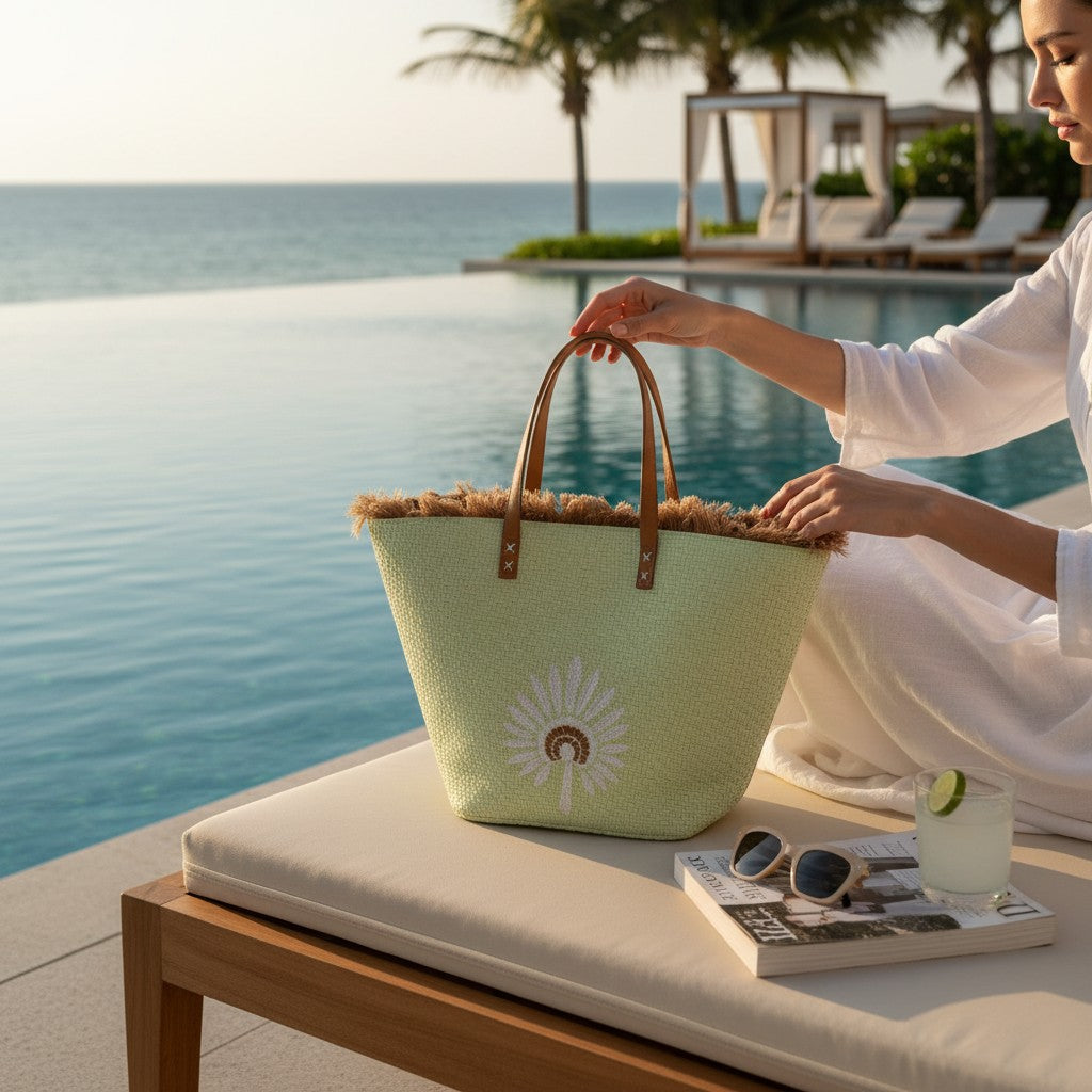 Day Off Tote in Tropic Lime