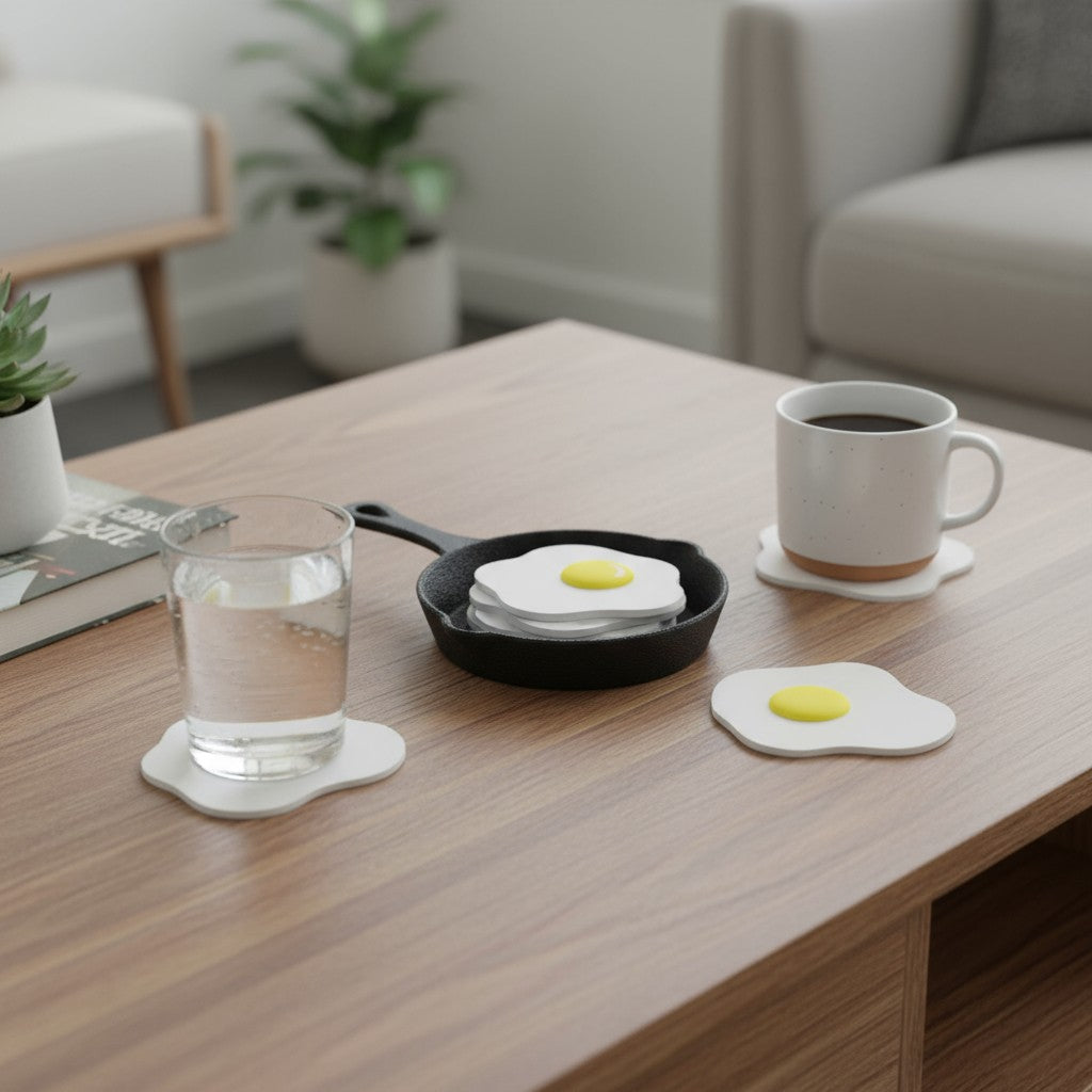 Sunny Side Up Coasters - Set of 6