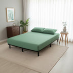 Solid Sage Green Bedsheet - Includes 2 Pillow Covers