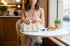 Limited Edition Luxe Off-White Shimmer Clutch