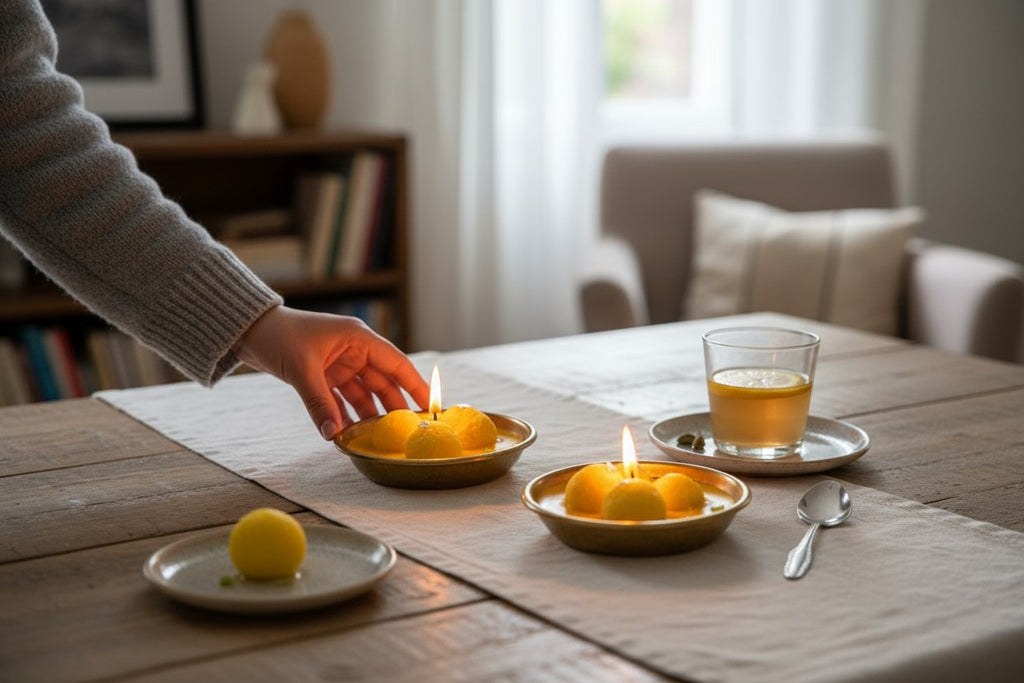 Diwali Special Rasmalai Candles - Set of 2