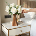 Scandi Pleat Hourglass Vase