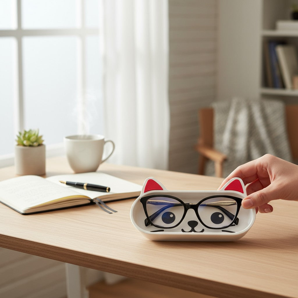 Purr-fect Vision Cat Glasses Tray