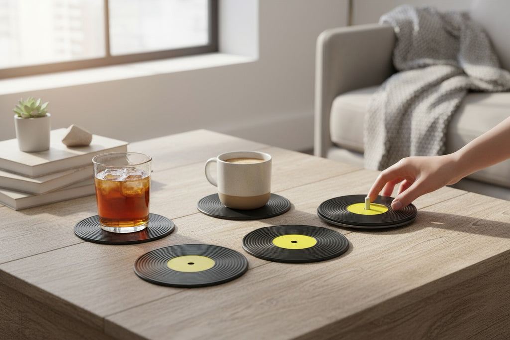 Record Coasters - Set of 6
