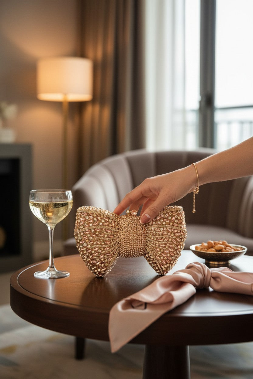 Crystal Bow Bag