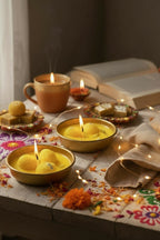 Diwali Special Rasmalai Candles - Set of 2