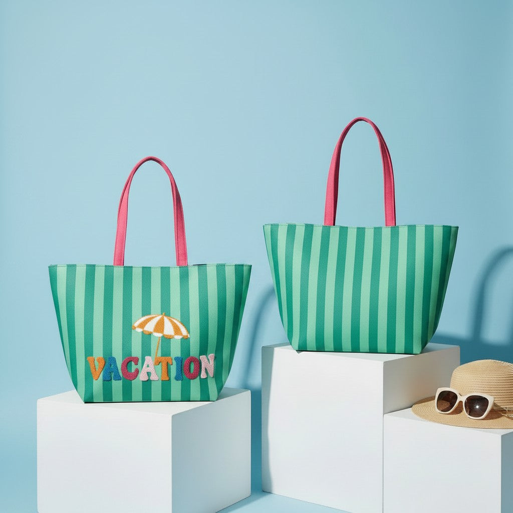 Long Weekend Tote in Palm Green