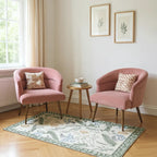 Green Botanical Multi-Purpose Mini Rug