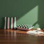 Rain Check and Sunday Reset cushion covers in Garden Rose