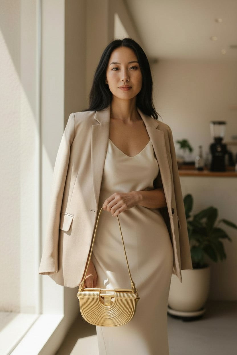 Wired Halo Gold Bag